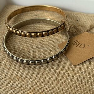 Plunder Gold and Silver Beaded Bracelets